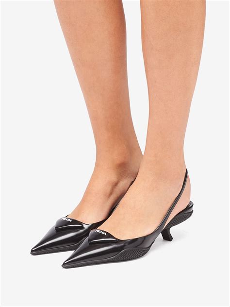 prada furry shoes|women's slingback prada shoes.